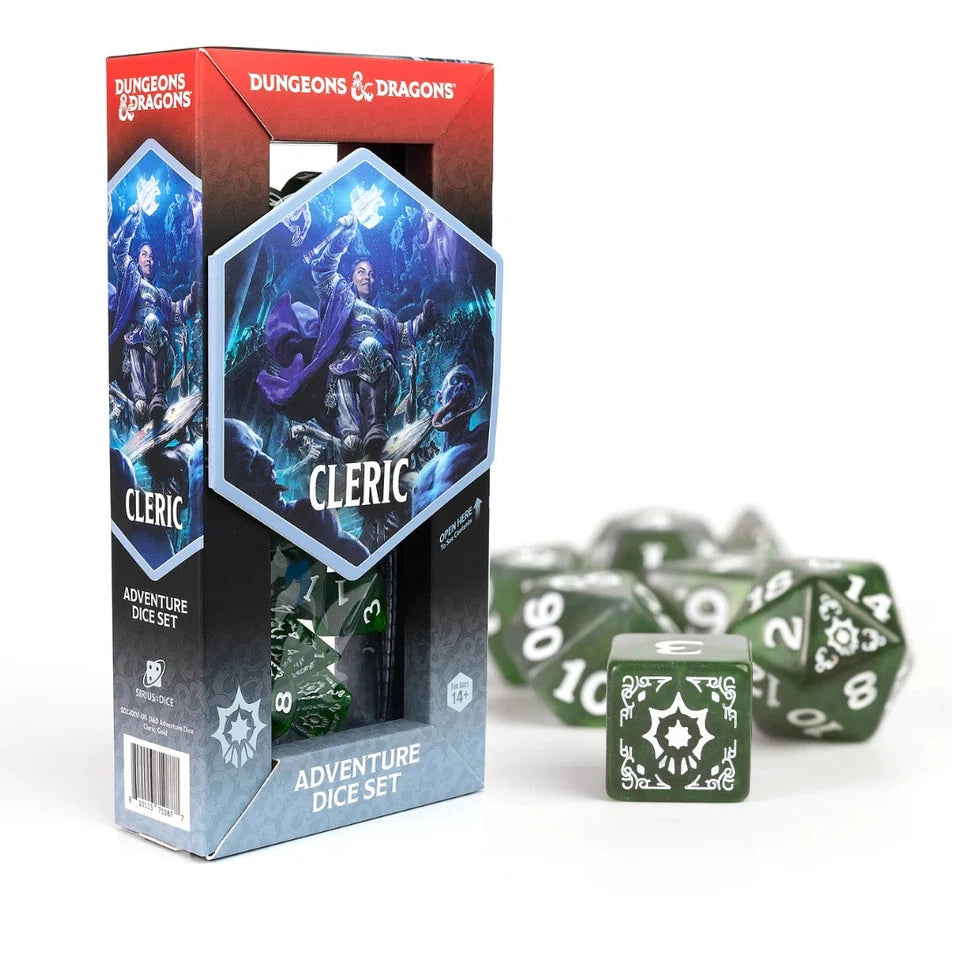 Dungeons & Dragons Adventure Dice Set: Cleric - Green