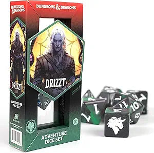 Dungeons and Dragons Adeventure Dice Set: Drizzt