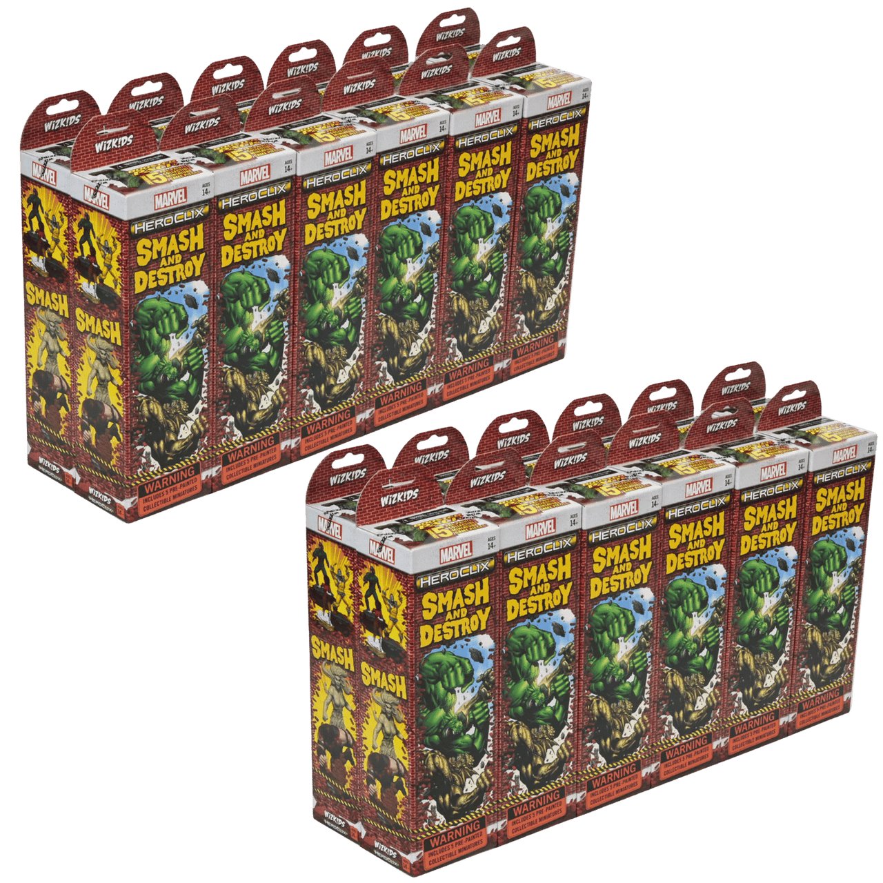 Heroclix: Smash and Destroy Case Bundle