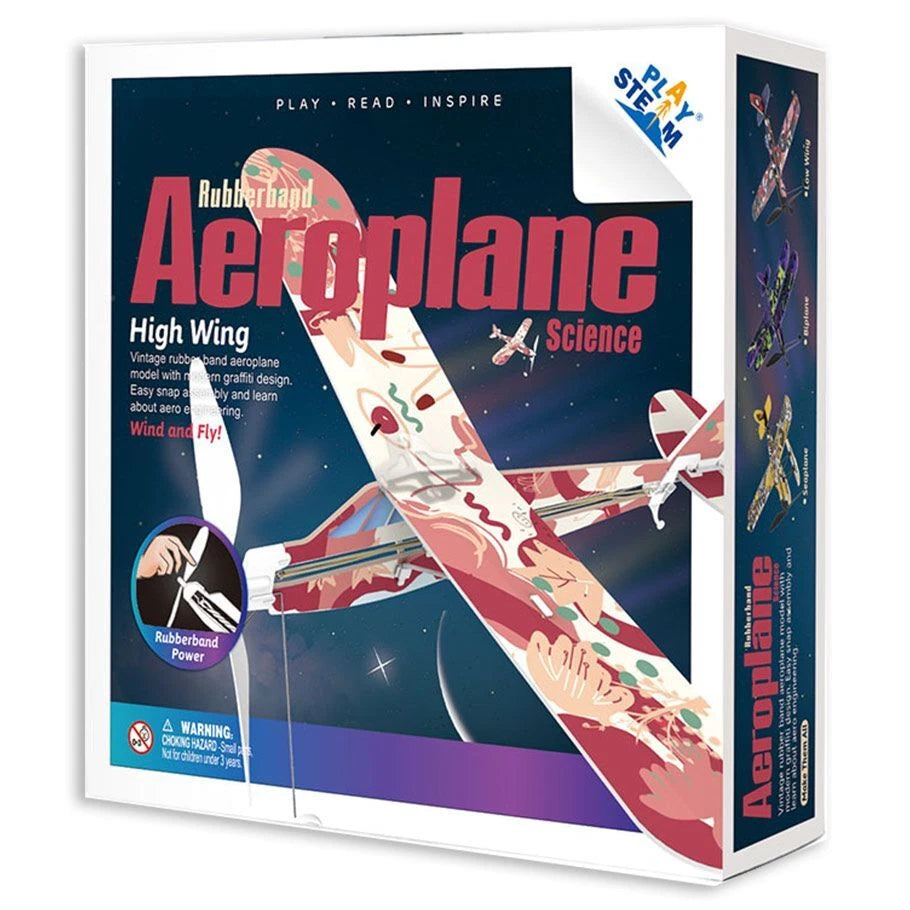 Rubberband Aeroplane Science: High Wing
