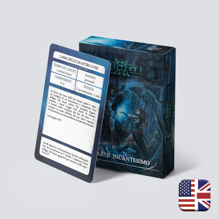 D&D 5E Nightfell Spell Cards