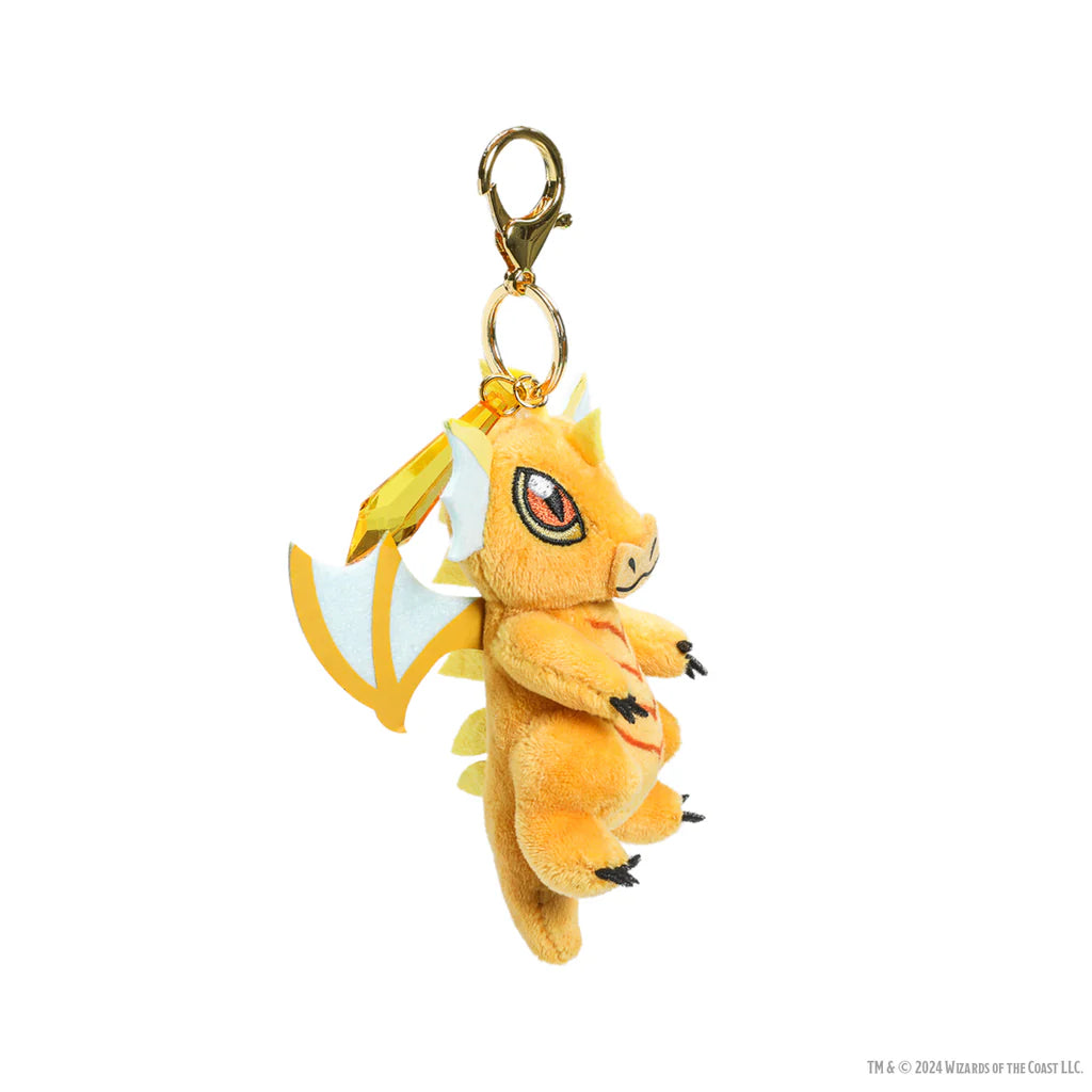 Dungeons & Dragons: 50th Anniversary Topaz Wyrmling Plush Charm by Kidrobot
