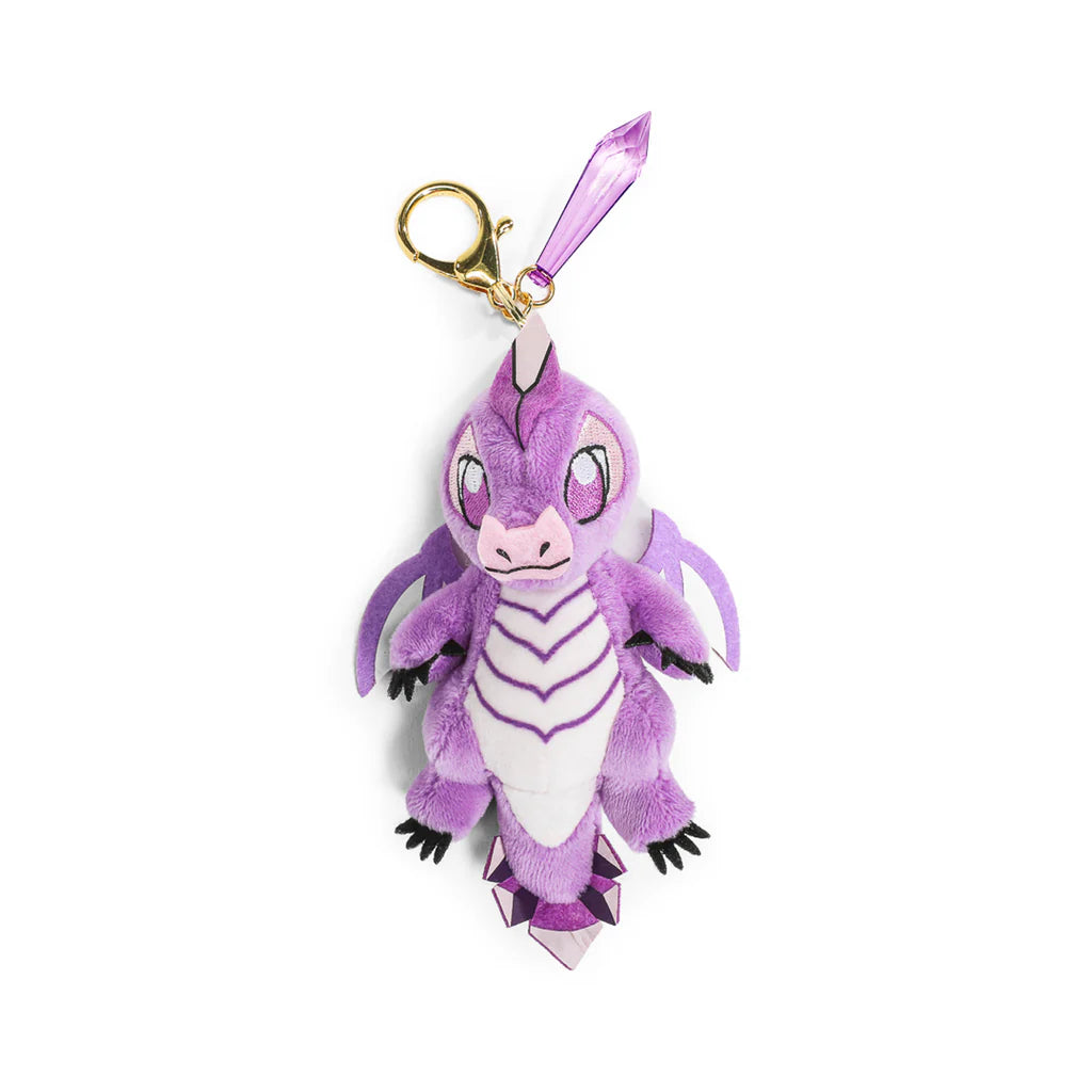 Dungeons & Dragons: 50th Anniversary Amethyst Wyrmling Plush Charm by Kidrobot