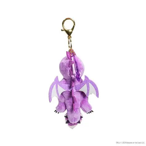 Dungeons & Dragons: 50th Anniversary Amethyst Wyrmling Plush Charm by Kidrobot