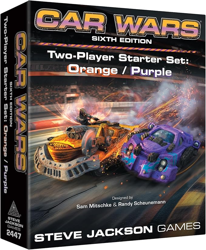 Car Wars 2-Player Starter Set Orange/Purple 6th Edition