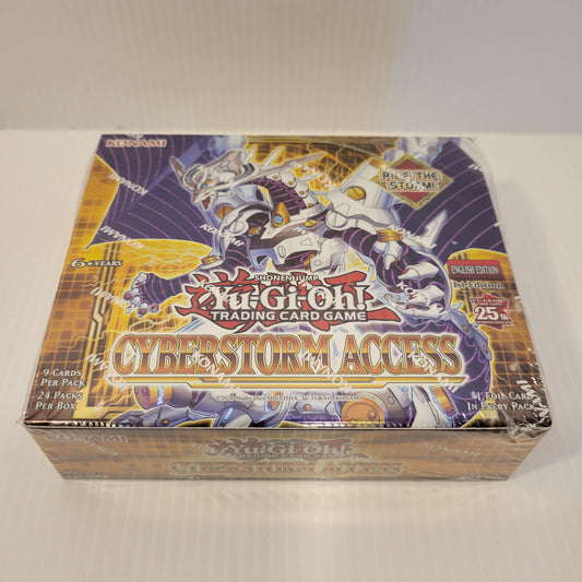 YuGiOh TCG Cyberstorm Access Sealed 25th Anniversary Booster Box of 24 Packs