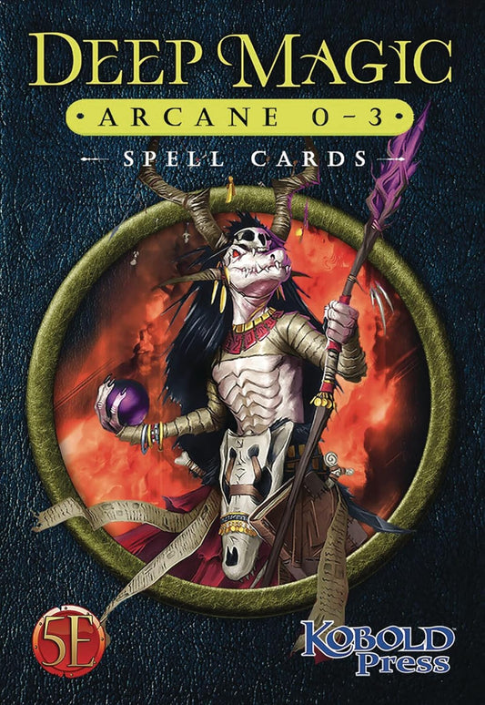 Dungeons and Dragons 5E Deep Magic Spell Cards Arcane 0-3