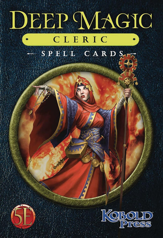 Dungeons and Dragons 5E Deep Magic Spell Cards Cleric