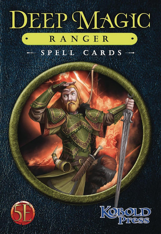 Dungeons and Dragons 5E Deep Magic Spell Cards Ranger