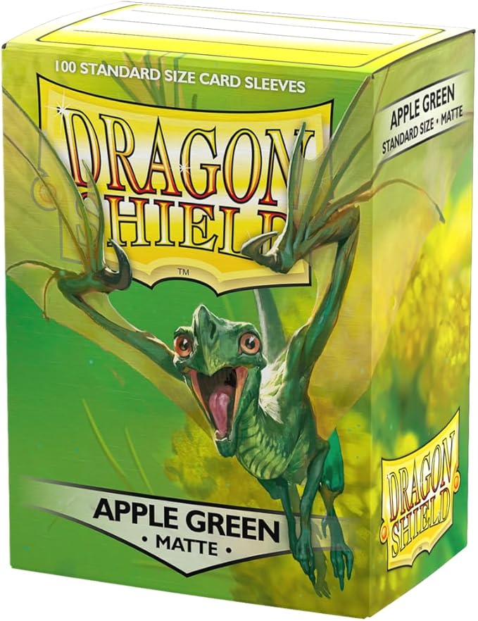 Dragon Shield: Standard Size Matte Sleeves - Apple Green