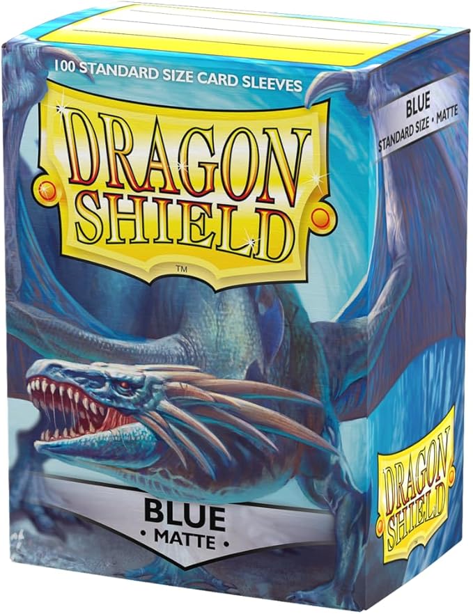 Dragon Shield: Standard Size Card Matte Sleeves - Blue