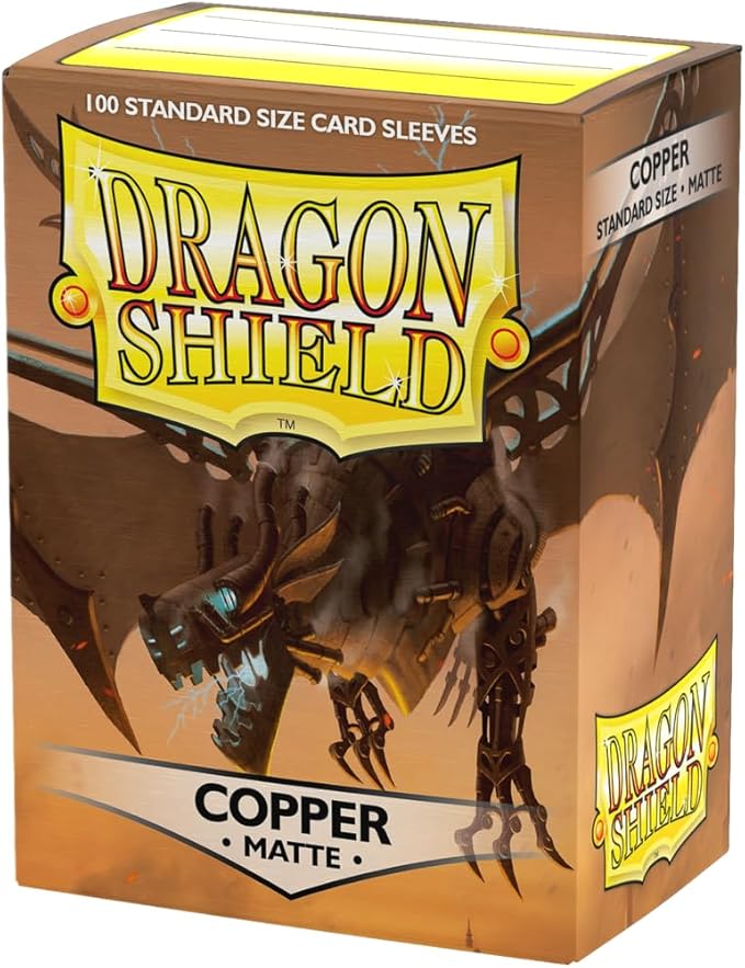 Dragon Shield: Standard Size Card Matte Sleeves - Copper