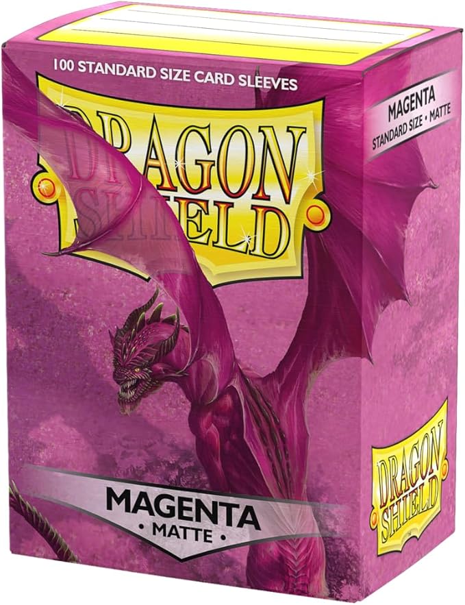 Dragon Shield: Standard Size Card Matte Sleeves - Magenta
