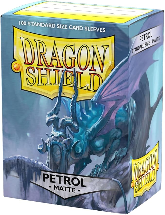 Dragon Shield: Standard Size Card Matte Sleeves - Petrol