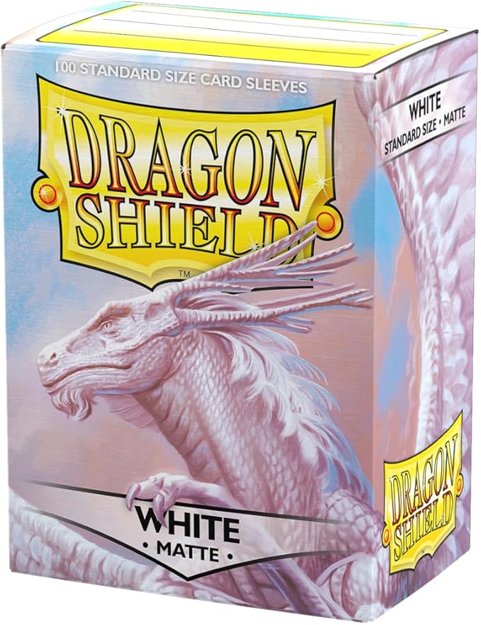 Dragon Shield: Standard Size Card Matte Sleeves - White