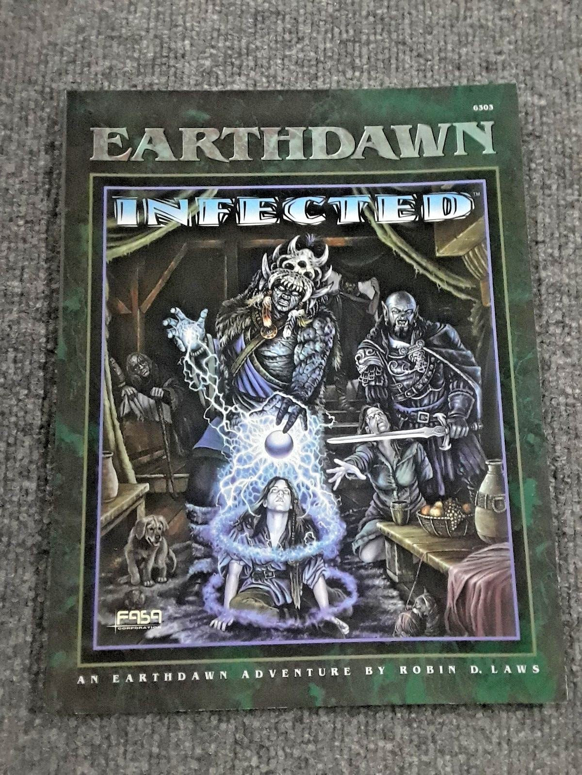 Earthdawn Infected Roleplaying Adventure RPG Supplement SC Rulebook NEW FASA