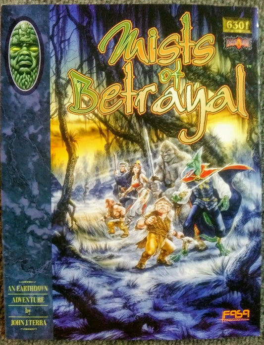 Earthdawn - Mists of Betrayal Adventure Supplement RPG SC New FASA Fantasy Game