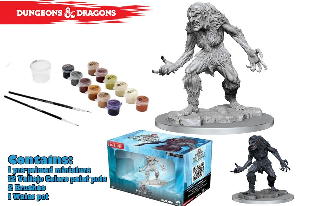 Dungeons & Dragons: Nolzur's Ice Troll - XL Paint Kit Miniature