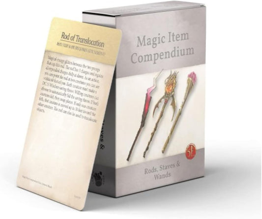 D&D 5E Magic Item Deck Rods, Staffs & Wands