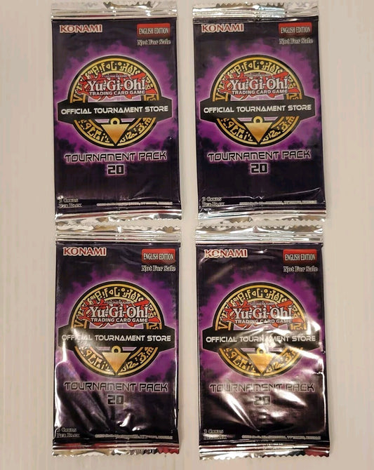 YuGiOh TCG OTS 20 Lot of 4 Sealed Tournament Packs Konami Trading Card Game