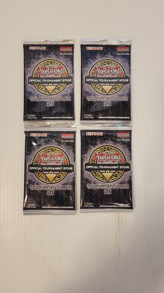 YuGiOh TCG OTS 18 Lot of 4 Sealed Tournament Packs Konami Trading Card Game