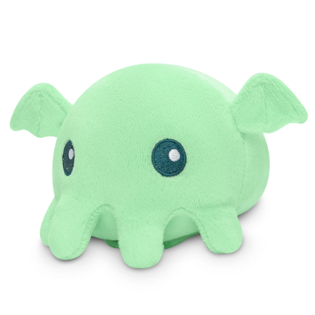 Teeturtle Plushie Tote Bag: Tote Bag + Mint Cthulhu Plushie