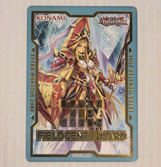 YuGiOh Day Promo Field Center Queen's Knight TCG Card Konami