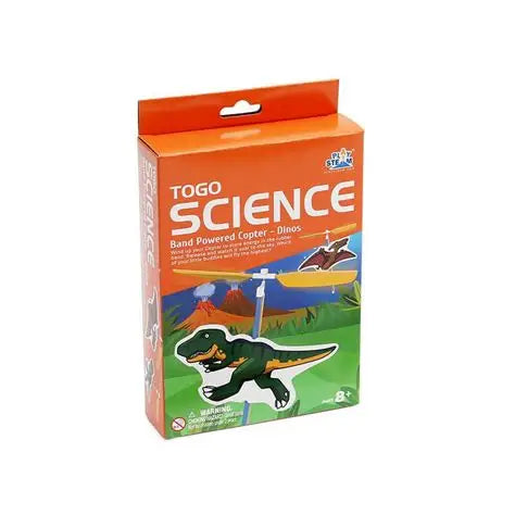 PlaySTEAM: ToGo Science - Band Powered Copter: Dinos