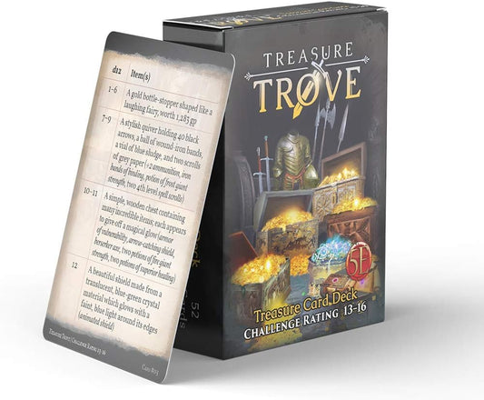 D&D 5E Treasure Trove Deck CR 13-16