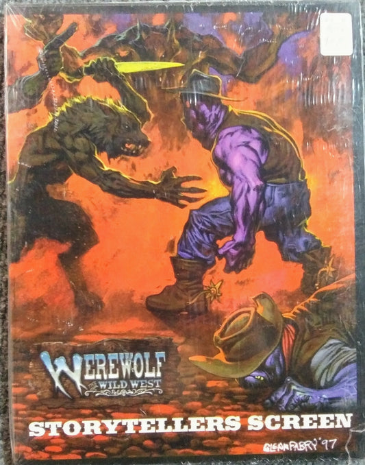 Werewolf: The Wild West: Storytellers Screen Frontier Secrets NEW Sealed RPG SC